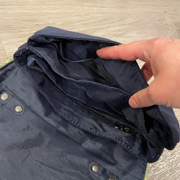 DESIGUAL Small Navy Multicoloured Designer Shoulder Bag with Mandala Print. - Picture 6 of 13